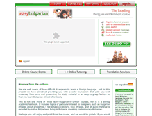 Tablet Screenshot of easybulgarian.com